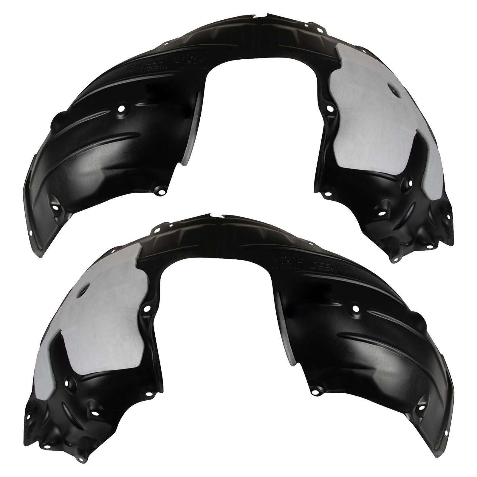 TRQ Front Inner Fender Liner Set | For 2020-2023 Mazda CX-30 MA1248155 MA1249155