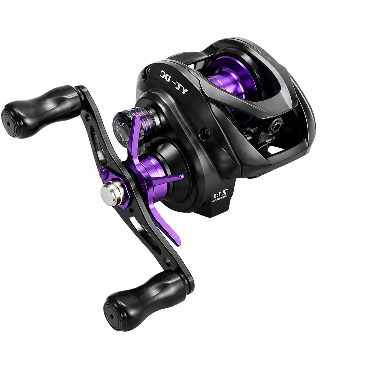 DC Baitcasting Reel, 7. 1:1 Gear Ratio, Digital Control Anti-Backlash, 4+1 Bearings, Ultr…