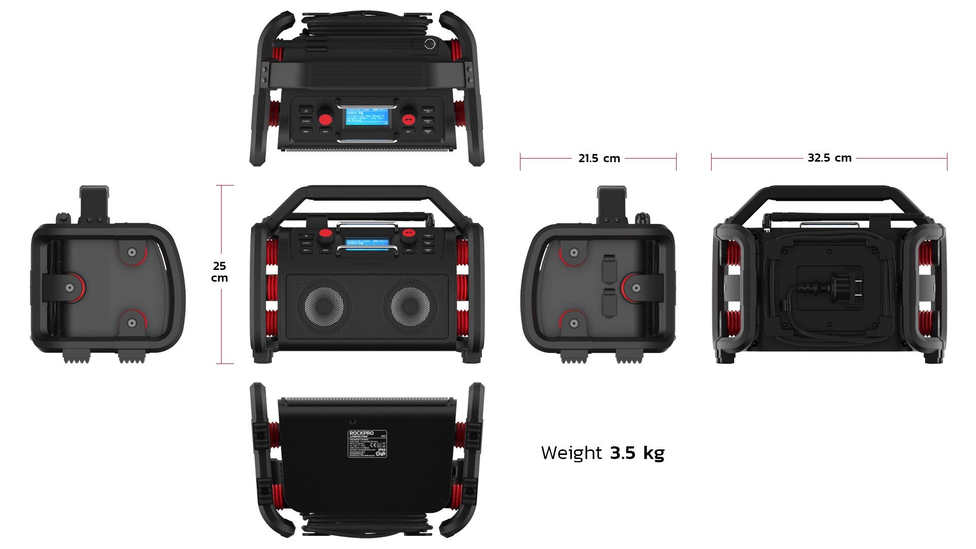 PERFECTPRO Akku-Radio Rockpro