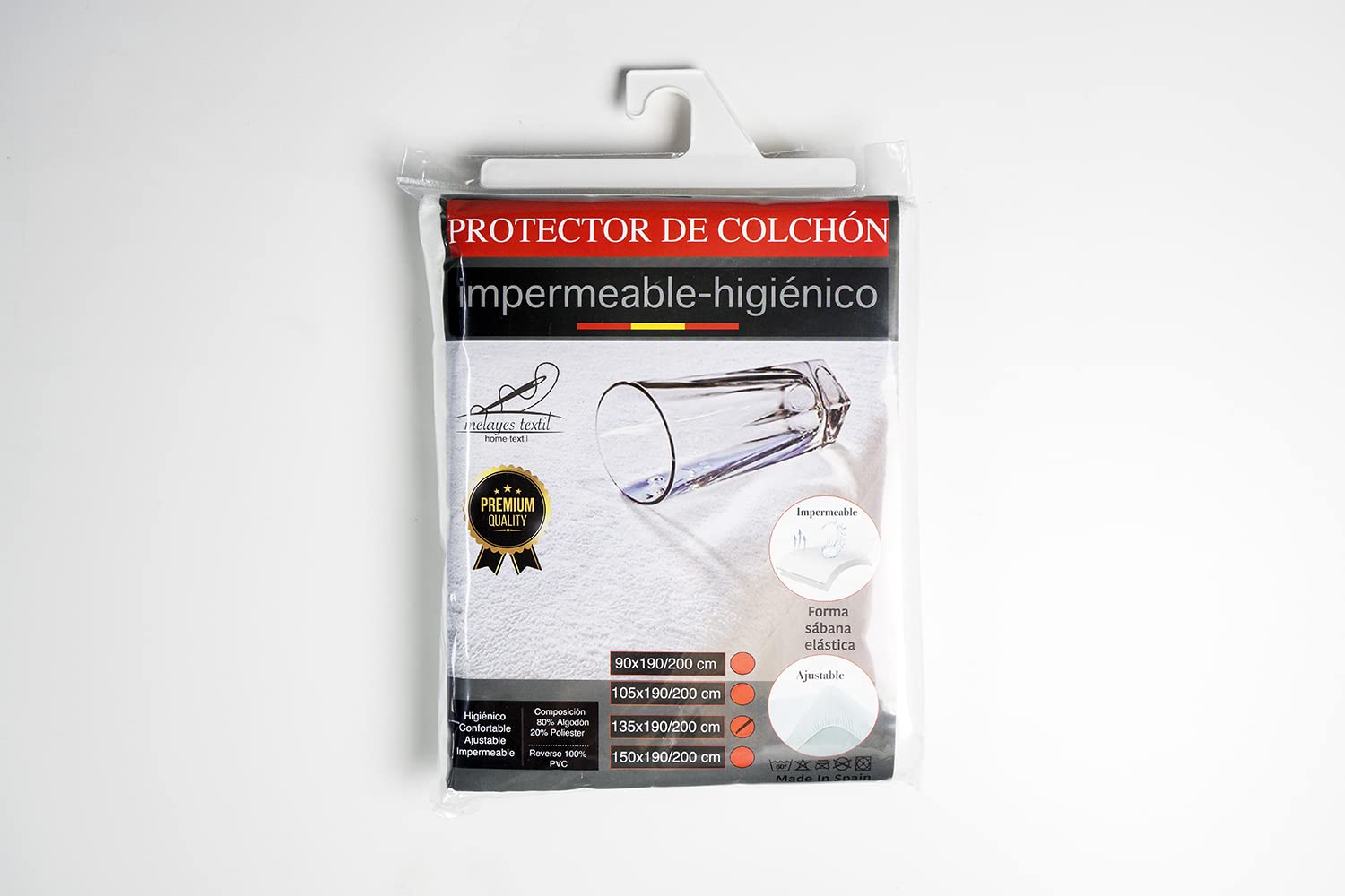 Protector impermeable 150x190/200 para camas de ninos y mascotas en casa