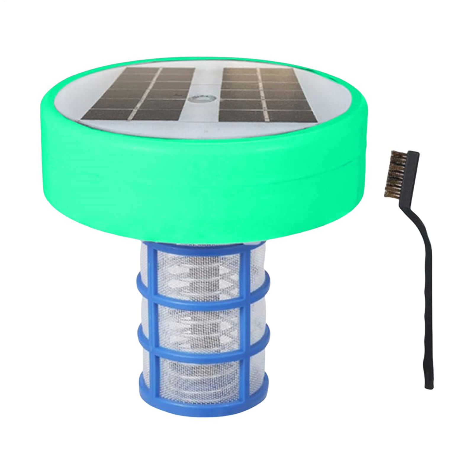 Solar-Pool-Ionisator – Kupfer-Wasserreiniger, schwimmender Reiniger, automatisches Ionisationssystem mit mehrfarbigen LED-Lichtern, perfekt für Salzwasser, Süßwasserpools, Spas, Whirlpools