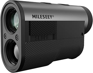 MiLESEEY 660 Ys Range Finder with Slope ON/Off & Flag-Lock and 6X Laser Magnification, Pulse Vibration, 0.3s Fast Focus Scan, Professional Golf Range Finder Accessories GPF12