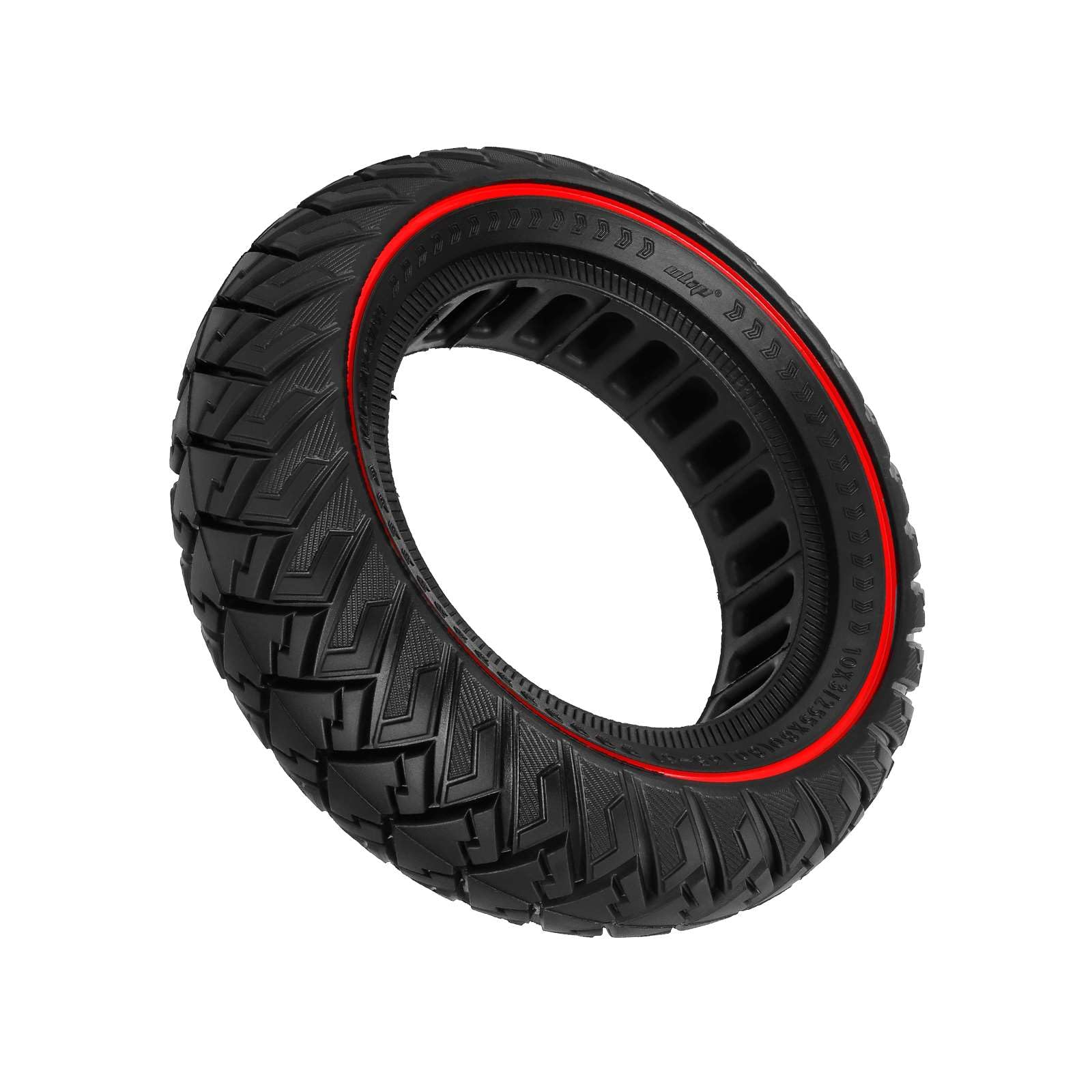 Pneu tout-terrain plein 10 x 3/255 x 80 (80/65-6) pour trottinette électrique Dualtron Zero 10X/Kaabo Wolf Warrior/Kaabo Mantis 10, pneu nid d'abeille sans air 10 pouces, antidérapant.