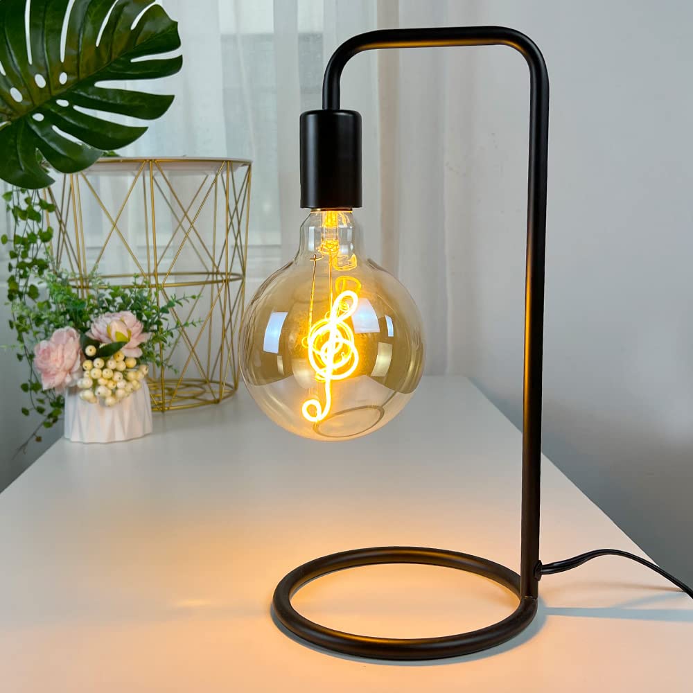 Ampoule LED G125 Alien Edison 4W (équivalent 25W) - 2000K, Dimmable, Culot E27, Verre Fumé, 220V