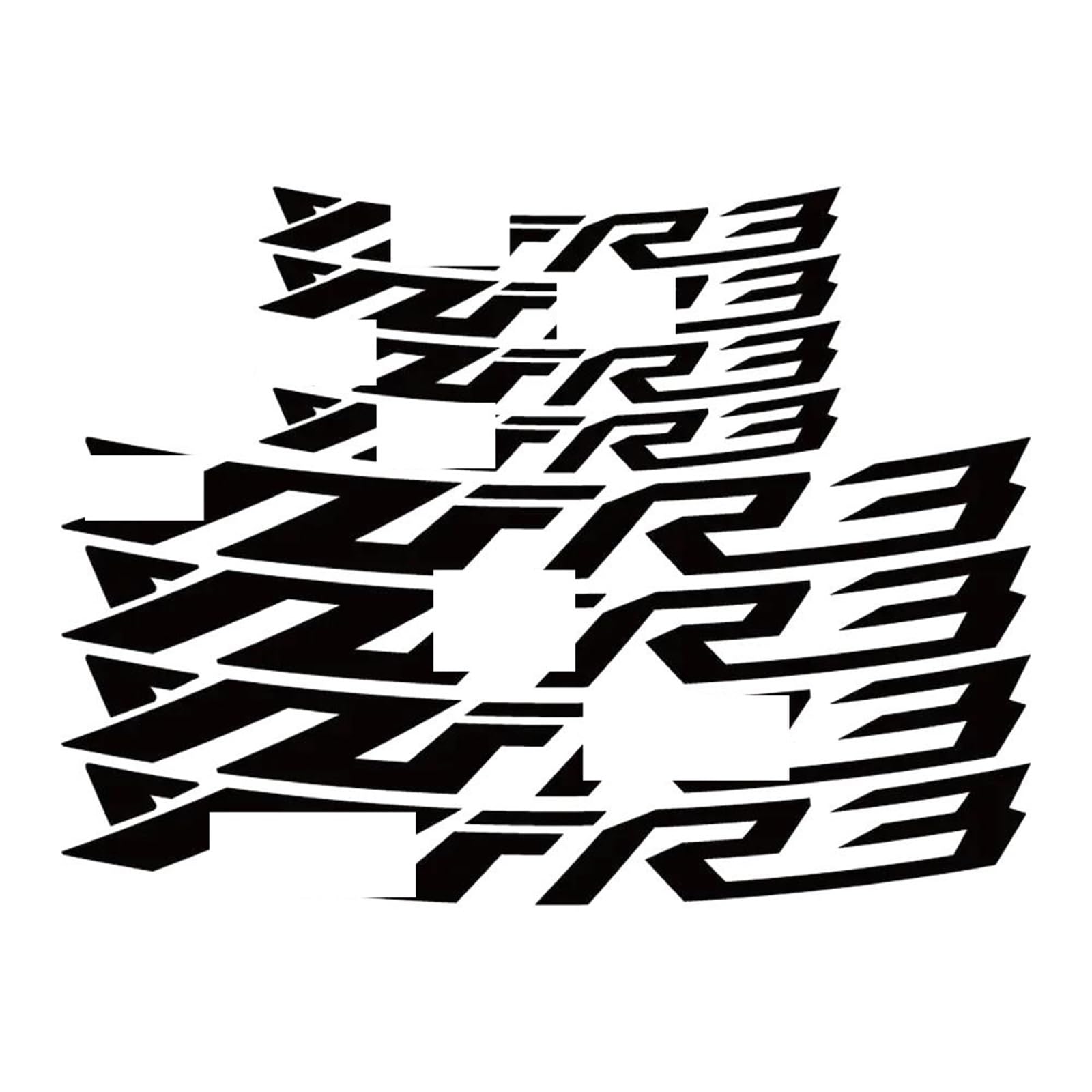 Applique for for YZF-R3 for YZF R3 for YZFR3 Motorcycle Reflective Sticker Inside of Hub Decals Rim Stripe Tape Waterproof(A2)