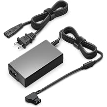 TAIFU D-Tap Quick Charger, 16.8V 3A Battery Charger for V-Mount, V-Lock & Gold Mount Batteries, Travel Charger with AC Power Cord, Compatible with Sony BP-U65/BP-U68 HDW-800P HDW-F900R PDW-680 PDW-850