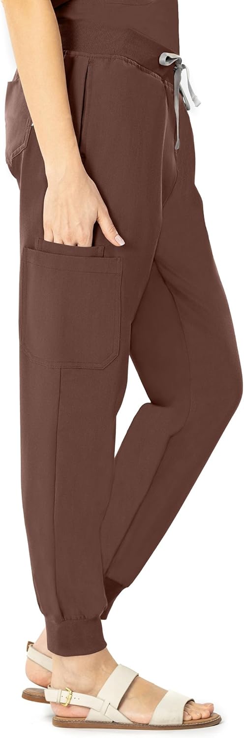 Scrubs for Women Set - Sleeveless Stand Collar Scrub Top & Drawstring Jogger Pants, Scrub Set for Nurse Workwear - Image 5