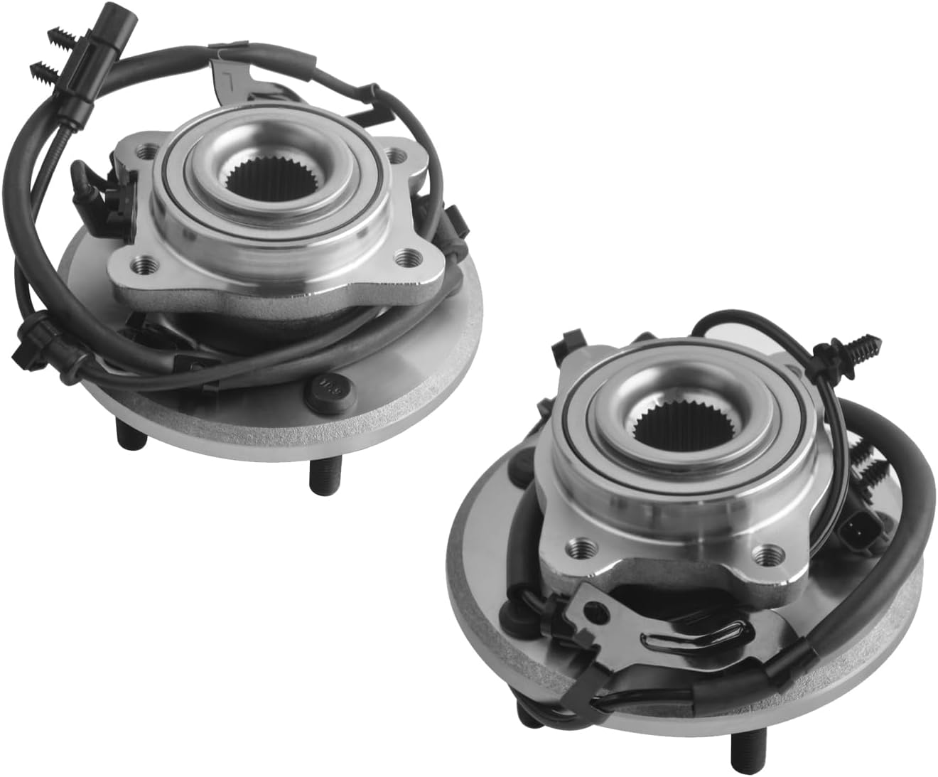 PM Auto Pair of 2 Rear Left-Right Wheel Hub Bearing Assembly Replacement For 2009-2020 Dodge Journey