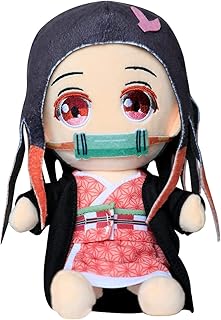 8"/21cm Anime Demon Slayer Plush Toys,Agatsuma Zenitsu Cute Soft Stuffed Plush Figure Toy Home Decor Best Gift (Kamado Nezuko)