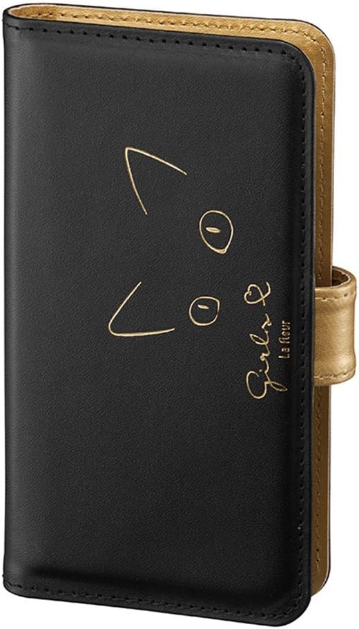 Amazon Co Jp スマートフォン 汎用 フリーサイズ 手帳型 ケース スマホ カバー キャットブラック 家電 カメラ