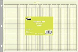 Staples Columnar Pads 13 Columns 11-Inch x 16 5/16-Inch Each