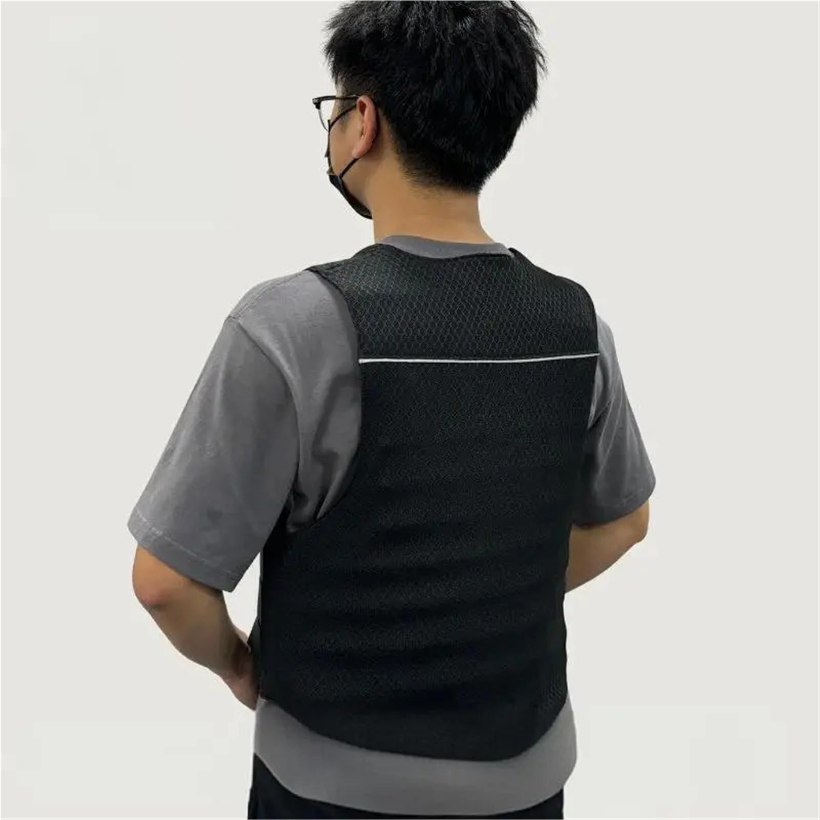 Guantes Anticortes, Chaleco anti-puñaladas de nivel 5, discretamente oculto, transpirable, con protección anti-puñaladas y cortes, ultraligero, for autodefensa y seguridad. | M(170-175cm/65-80kg)