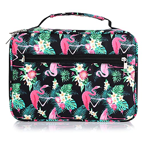 Btsky Colored Pencil Case 300 Slots Pen Pencil Bag Organizer High Capacity Pens Holder With Double Zippers Multilayer Holder For Crayola Colored Pencils Watercolor Pens & Gel Pens Black Flamigo #TOP11