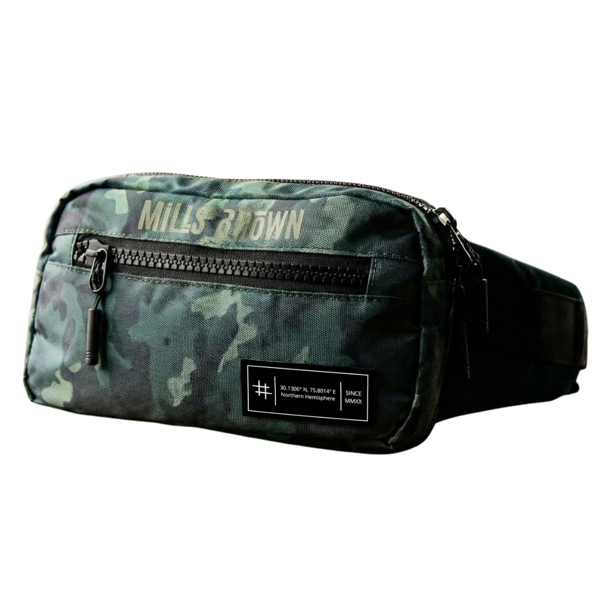 Unisex Chest Bag Waist Bag Shoulder Sling Bag for Men n Women, Polyester Travel Utility Bag with 2 Zip Compartments for Daily Essentials_Green-image-31