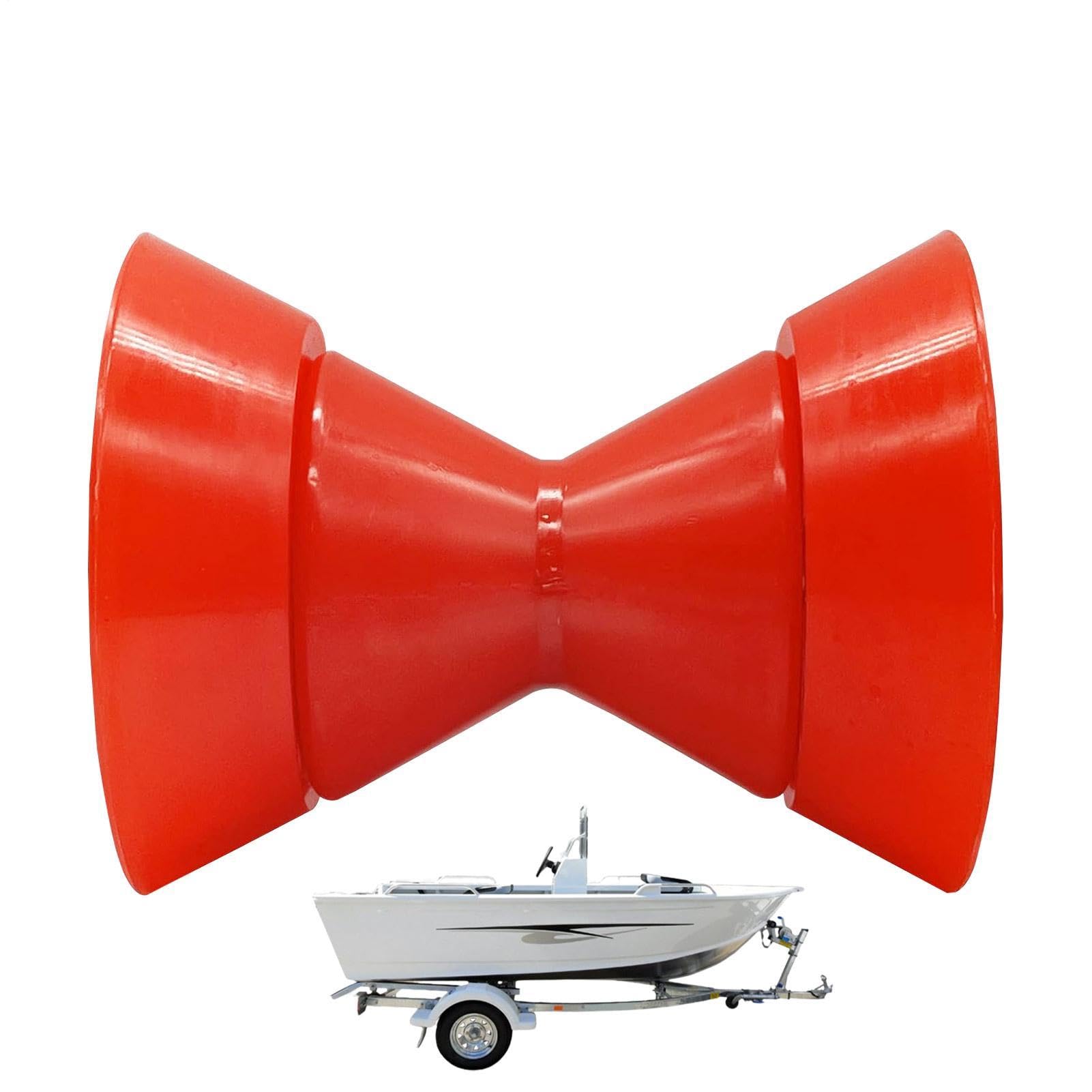 Rouleau de remorque pour bateaux robuste en caoutchouc noir pour mise à l'eau