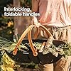 Fiskars Garden Harvest Basket - Container for Gardening and Harvesting with Tool Caddy - Harvesting Basket Doubles as a Colander for Vegetables and Fruits - Garden Accessories #3