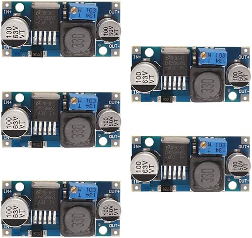 5PCS LM2596HVS DC-DC paso abajo 48V entrada ajustable Buck convertidor módulo de alimentación 4.5-53V reductor regulador de conmutación de voltaje