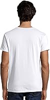 Vista 4 de Hanes Camiseta de algodón Nano Premium para hombre (paquete de 2)