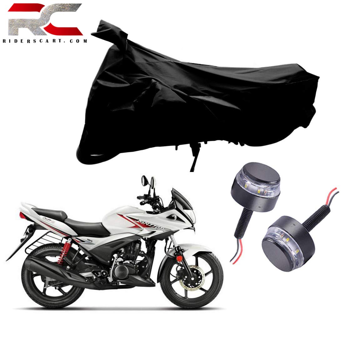 Riderscart 100 Waterproof, Dustproof & UV Protection Bike Cover Combo