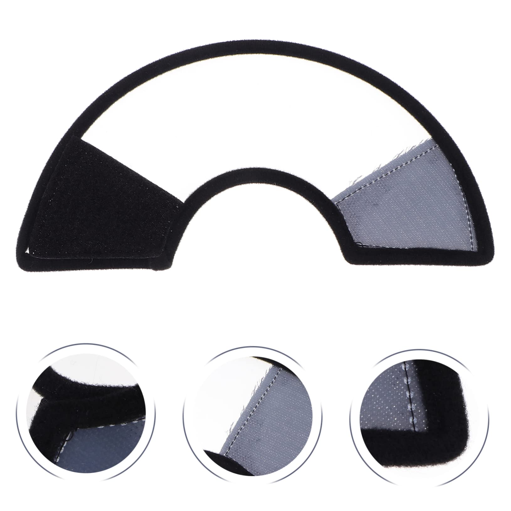 COSMEVIVI 2sets Pet Hamster Collar Protective Small Animal Wound Recovery Simple Design 2pcs*2