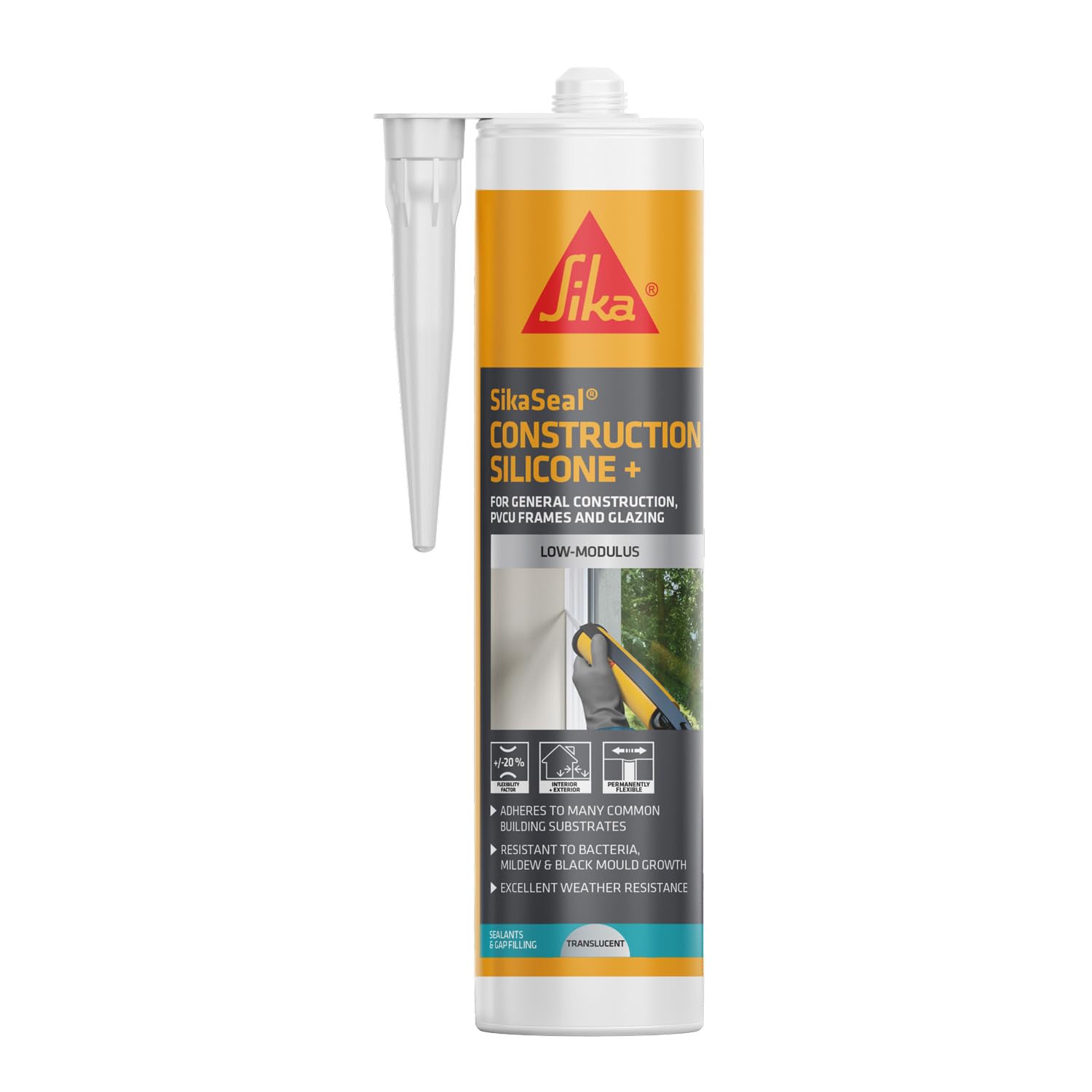 Everbuild 335Tr Everflex 335 Construction Silicone Transparent 295Ml Evb335Tr from B&Q