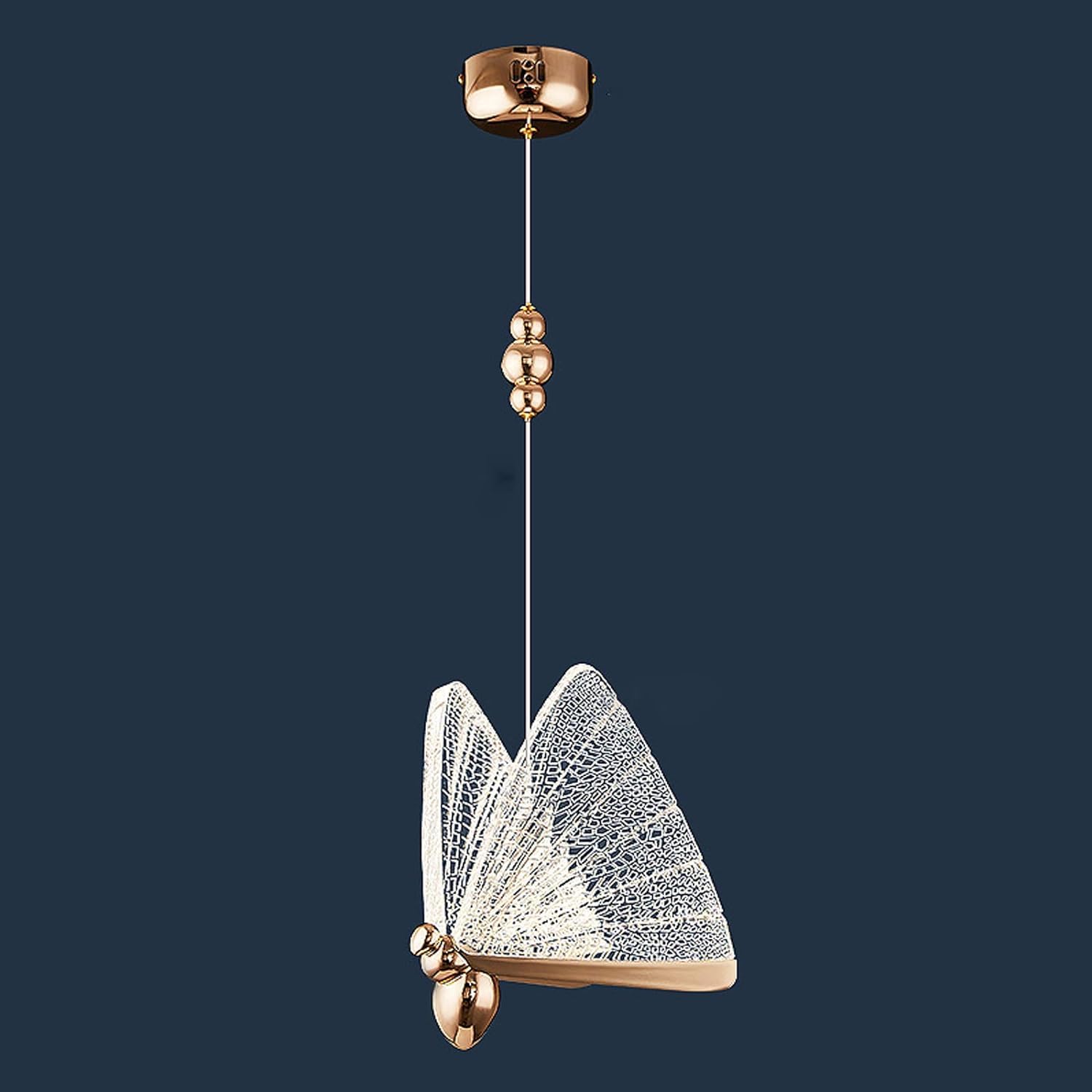 swanart FlutterShine Butterfly Pendant Light - Whimsical Design, Ambient Lighting for Bedroom, Living Room, Café, Kitchen Island, Balcony with Inbuilt LED Chip-image-1
