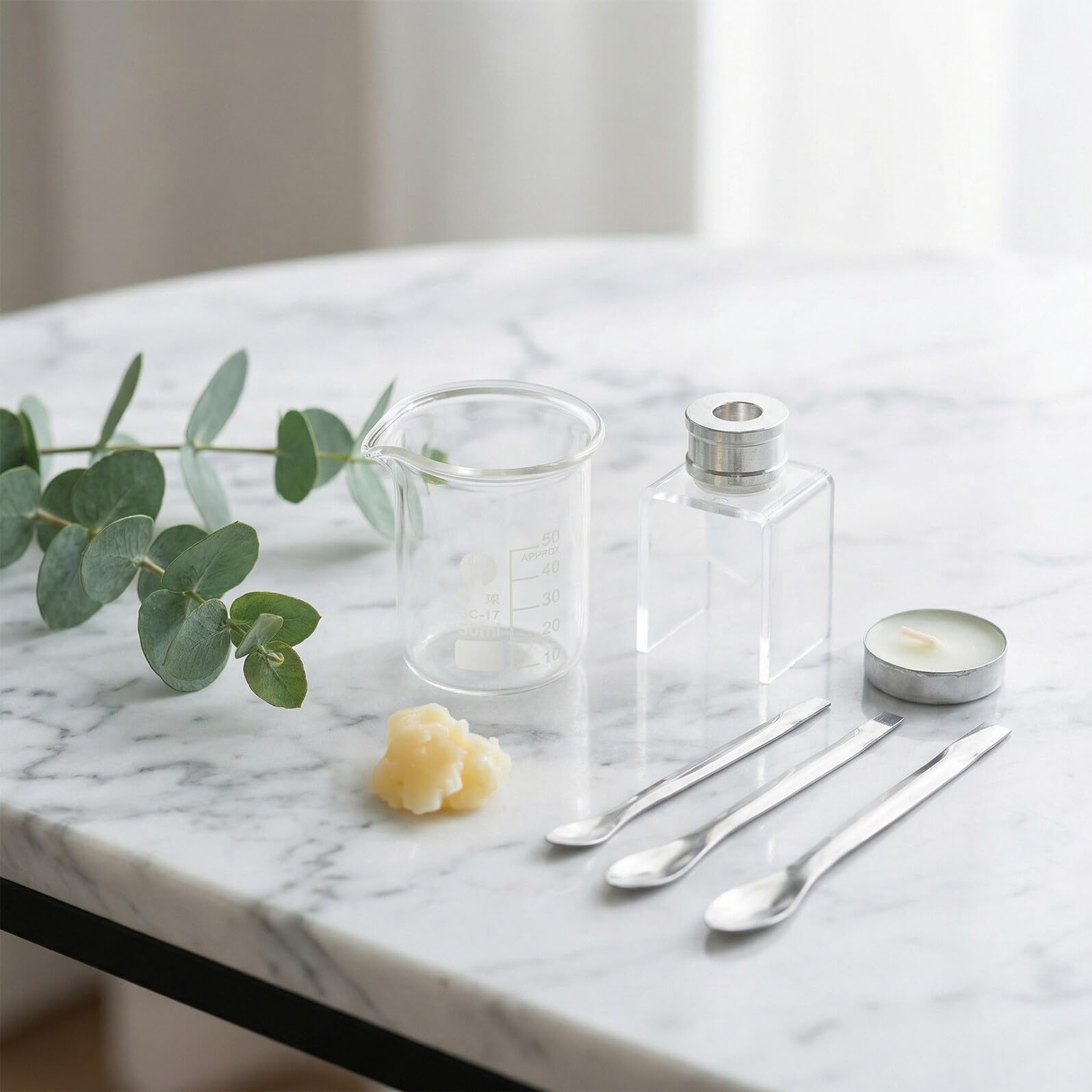 Kit para Hacer Pintalabios Diseño Portátil con Molde de Silicona y Plástico y Compatibilidad para Reparación de Brillo Labial en Casa