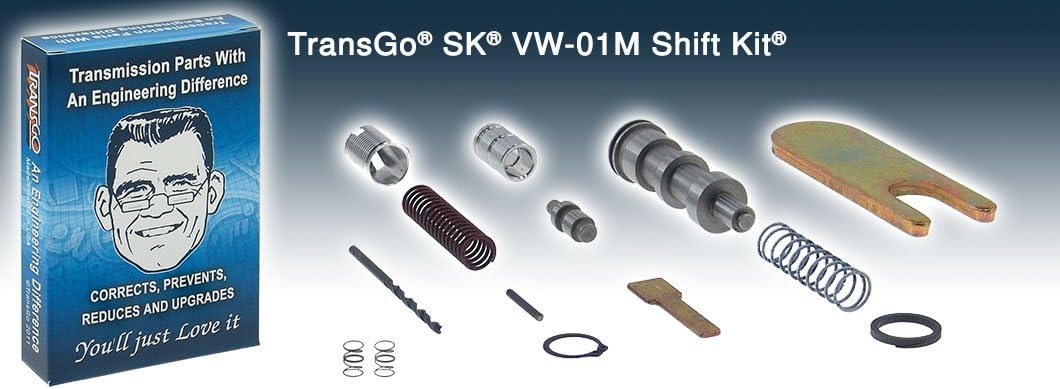 Compatible With: VW JETTA GTI TransGo O1M O1P Updated Valve BodySolenoid Shift Kit SK VW-01M