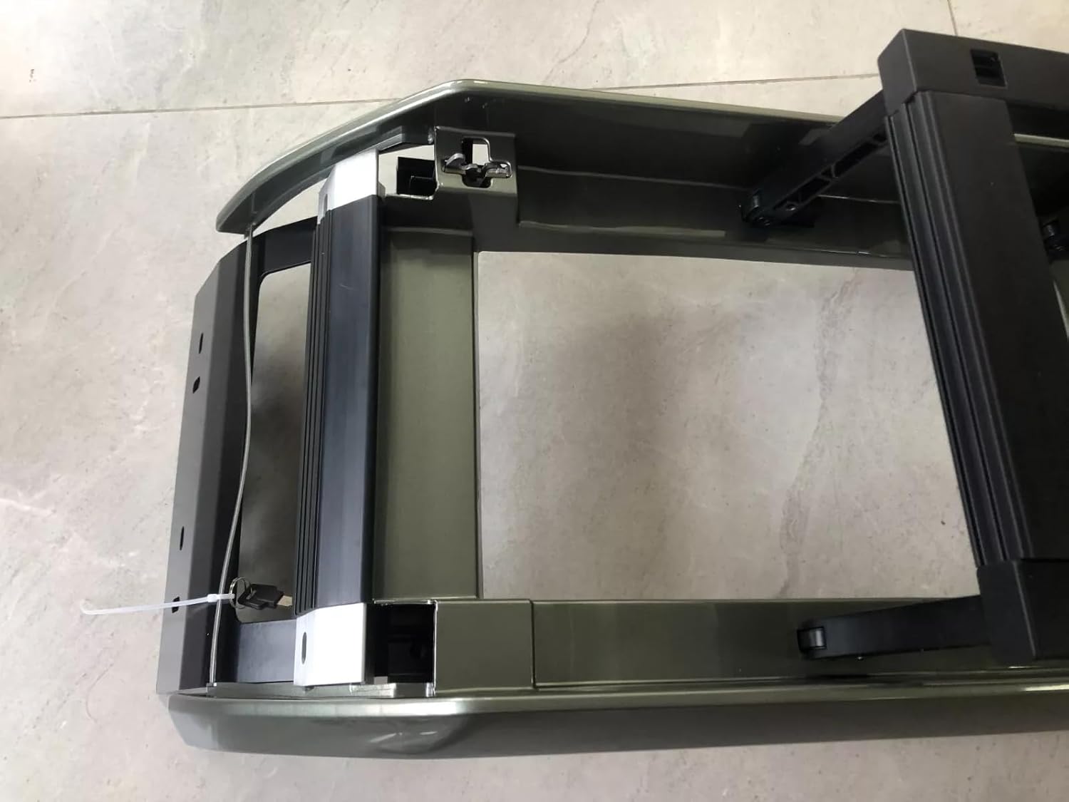 Foldable Liftable Ladder Protective Frame Roof Rack Access Fits for LR Defender 110 2020-2024 2025