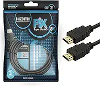 PIX CABO HDMI GOLD 2.1 8K HDR 19P 3M, Pix, 018-1030