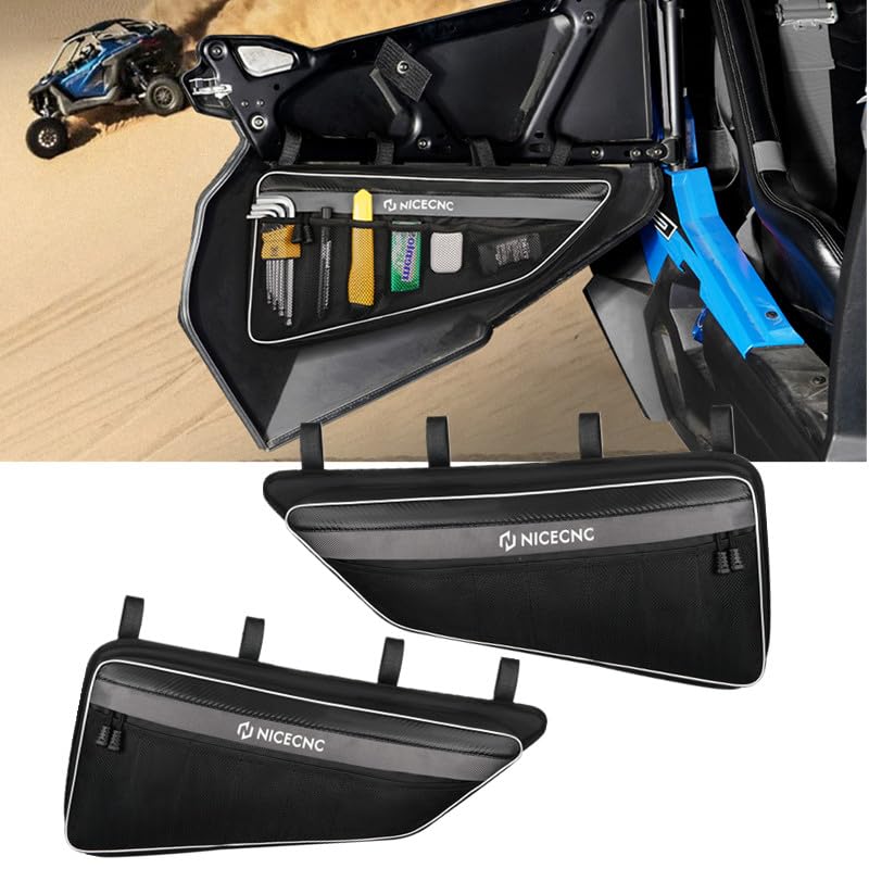 Sac de rangement de porte UTV RZR étanche en PVC 1680D Oxford avec poches