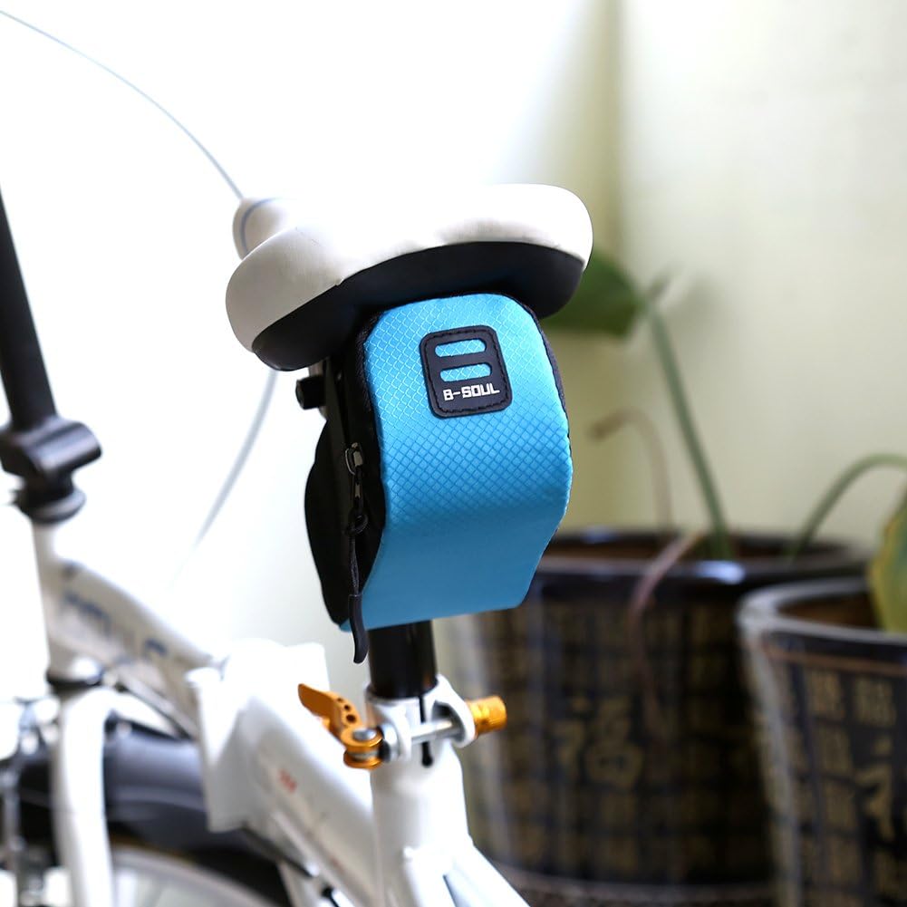 Bike Saddle Bag,Lightweight Bike Seat Bag Easy Access for Riding