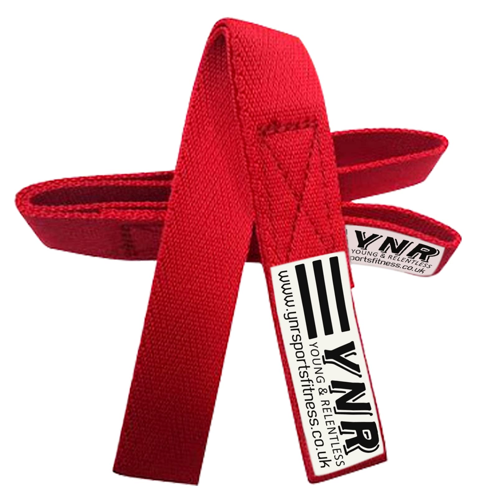 Premium Gymnastic Bar Loops Straps, hand grip, palm protection, guards (26CM, Red)