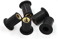 Vista 7 de Worldmotop - Kit de tornillos de carenado universal compatible con Yamaha, Honda, Kawasaki, Suzuki, BMW, kit de pernos métricos y tuercas (rojo)