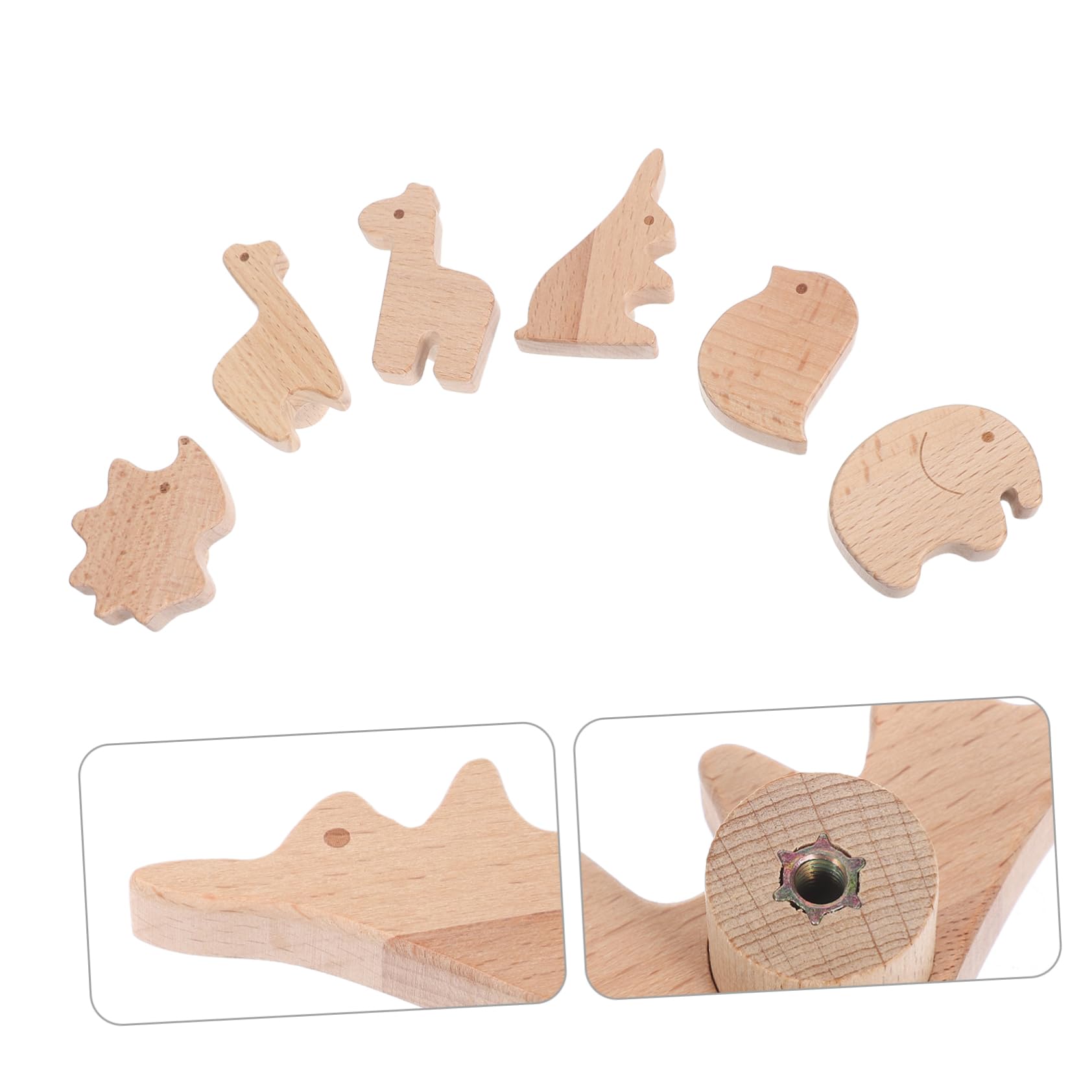 30 Pezzi Pomelli per Mobili in Forma Animale con Manopole Decorative per Armadi e Camerette Finitura Liscia e Resistente per Arredamento Casa