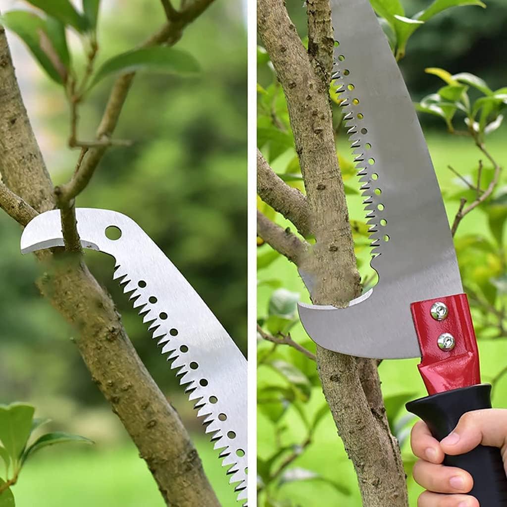 Telescopic Pole Saw Extendable Landscaping Pole Saw Adjustable Pruning Saws, for Pruning and Trimming Branches and Leaves 5.4m/18ft
