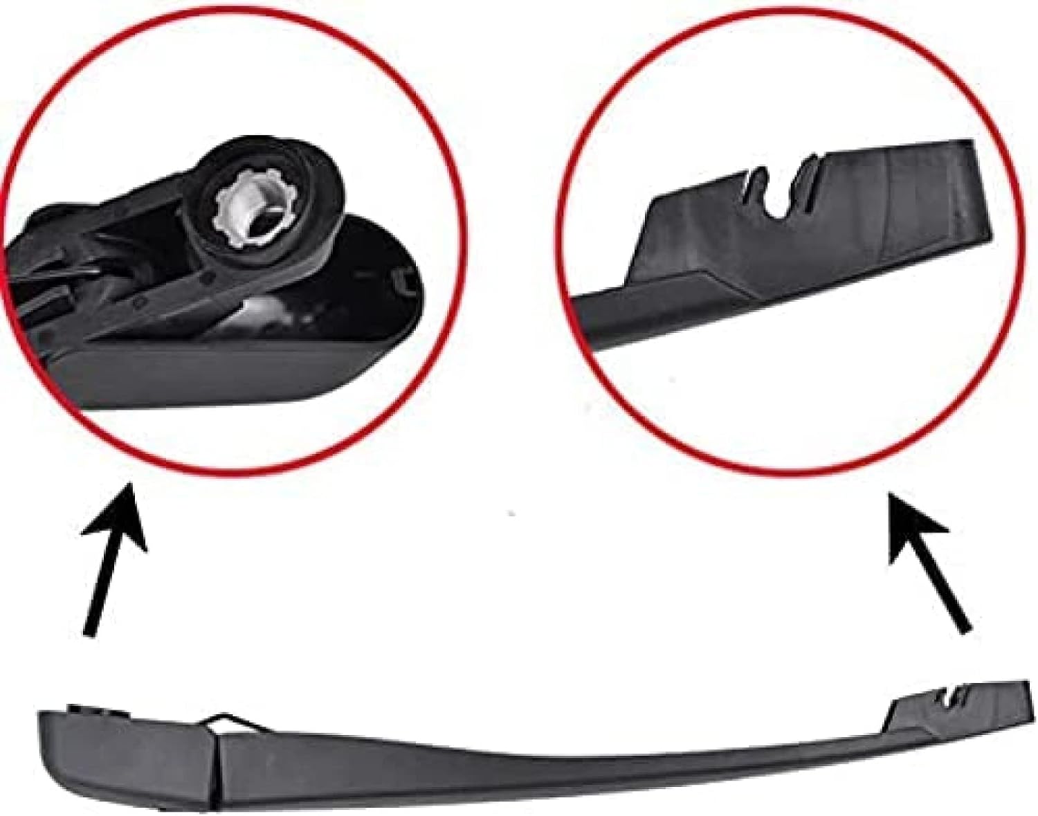 Car Rear Windshield Wiper Kit For Peugeot 307 2001-2008 rear wiper washer