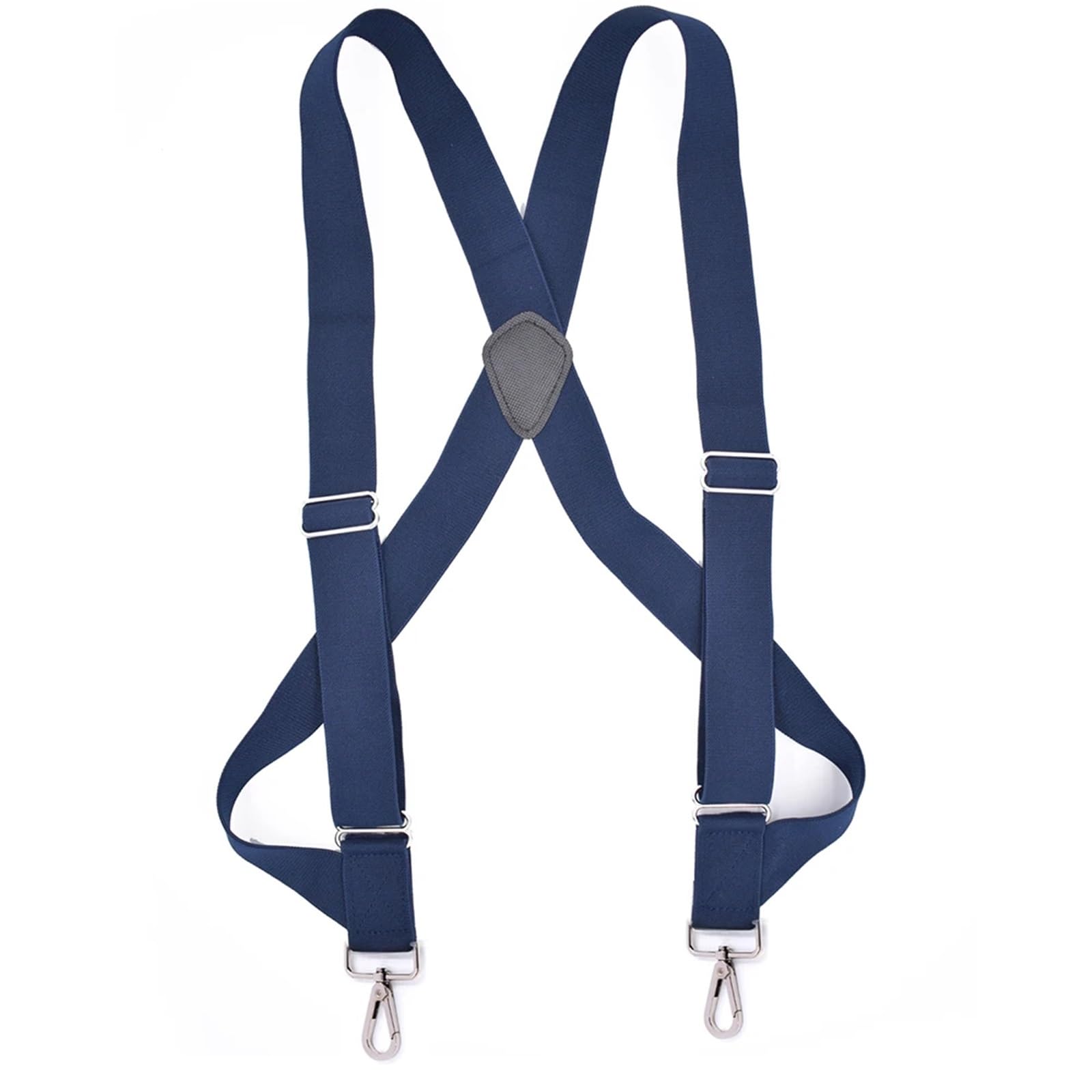 Kjbdqqh Men's Green Suspender Trousers Braces Side Clip Hook Trucker Suspenders For Work 3.5Cm Wide X Shape Adjustable Elastic Trouser Jeans Braces Strap Belts For Weddings, Workwear, Or Everyday Elegant Outfit(