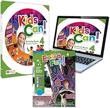 KIDS CAN! 4 Activity Book: Cuaderno de actividades impreso + acceso a la versión digital y app Navio