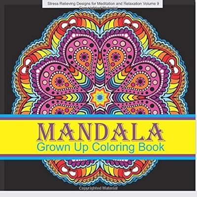 MANDALA Grown Up Coloring Book