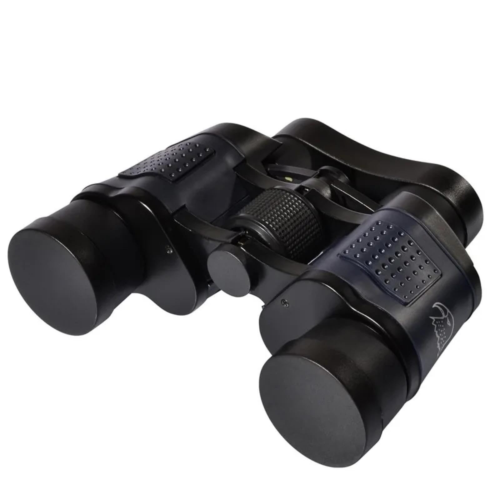 Telescopios de Mano 60x60 Prismáticos de Alta Potencia con coordenadas Bak4 Visión Nocturna con Poca luz para Caza, Deportes, Viajes, Turismo