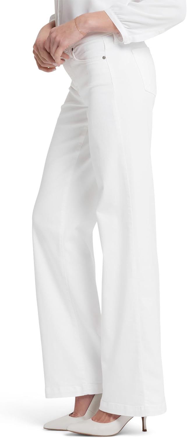 NYDJ Womens Wide Leg Trouser with Clean Hem