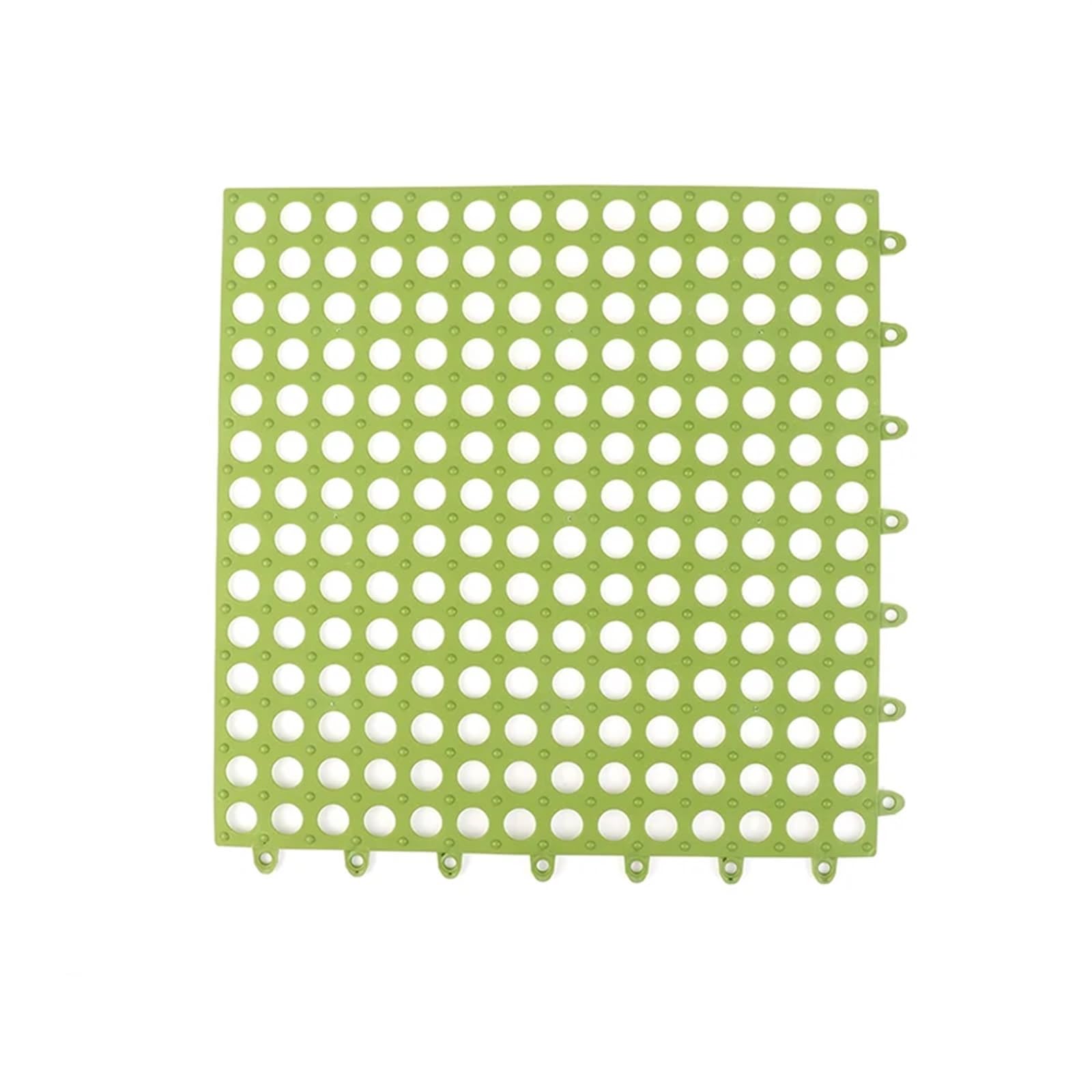 Bodenmatten Fitnessraum 4 stücke Bad Spleißen Matten Grid wasserdichte Suspension Sport Boden Auto Waschen Balkon Garten Schwimmbad Kunststoff Fliesen(Green)