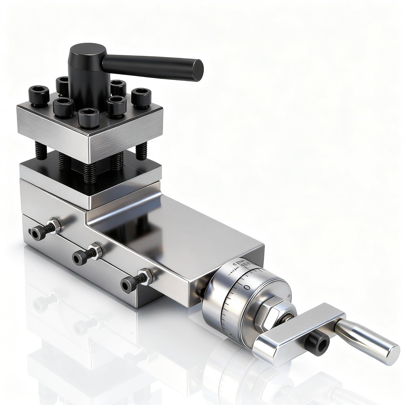 Post Vice Morsetto Heavy-Duty Morsa da Banco Strumento Per Tornio Cambio Rapido 2 Vie Mini 50x50mm Per La Lavorazione del Legno Lavorazione dei Metalli 0618 7inx10in 12in 14in