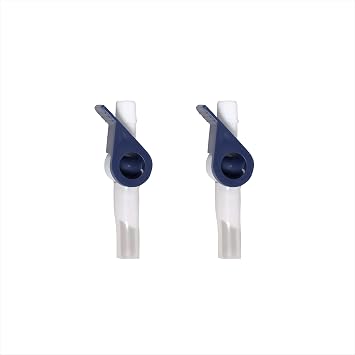 Ved Catheter Valve for Urine Drainage, Comfortable Easy to Use Lever Tap with Smooth Edges and Soft Silicone Tubing - an Effective Alternative to Leg Bags Pack of 2