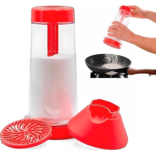 Tapioqueira Polvilhador Peneira Farinha Goma Tapioca Beiju Manual Armazena e Peneira - Len...