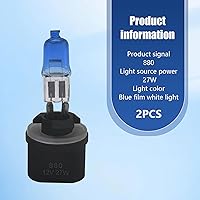 Vista 2 de Pack-2 Bombillas halógenas para automóvil, luces de conducción de cuarzo, bombillas antiniebla delanteras de 100 W, repuesto de bombilla, luces