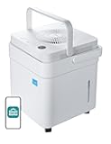 Cube 35 Pint Dehumidifier for Basement and Rooms at Home for up to 3,500 Sq. Ft., Smart Control, Compatible with Alexa (White), Drain Hose Included, ENERGY STAR Most Efficient 2023