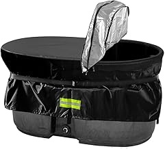 Rubermaid 100 Gallon Waterproof Stock Tank Cover with Zipper, Rectangular Cold Plunge Oval Ice Bath Tub Horse Livestock Water Trough Insulated Cover for Outdoor Polar Protector 100 Gal Hot Tub