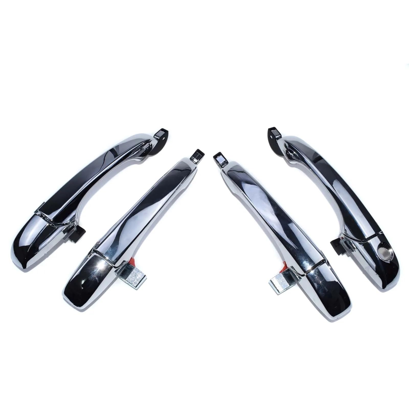 Ouvecr Front Rear Set For Chrysler 300C 2005-2010 For Dodge For Charger 2006-2010 For Magnum 2005-2008 Outside Exterior Door Handle Front Rear Left Right Car Outer Door Handle(Front Rear Set)